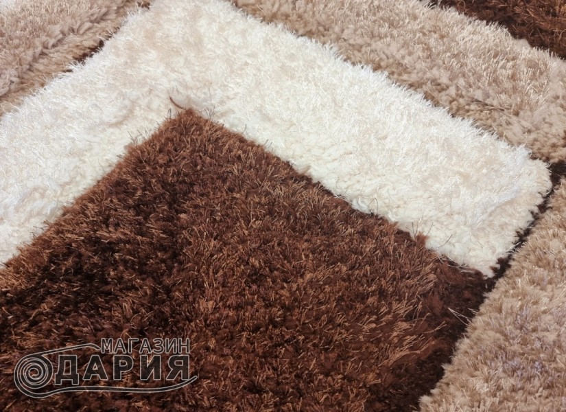 Тъкан килим 3D SHAGGY GRANDE 400 brown